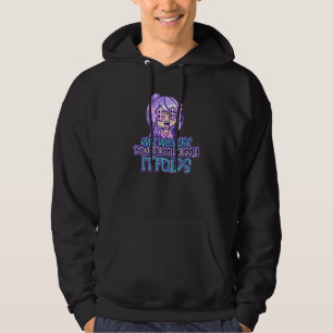 Veste À Capuche Mon argent ne se mêle pas Jiggle Il se plie 1