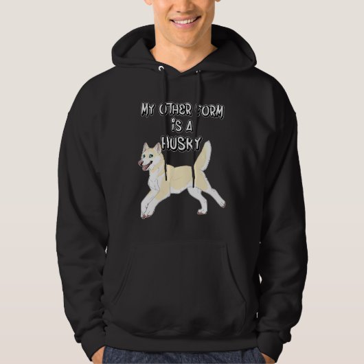 Veste À Capuche Mon Autre Forme Est Un Blond Husky (Devant)