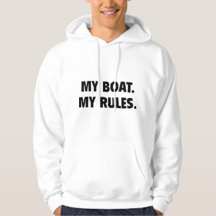 Veste À Capuche Mon Bateau. Mes Règles.