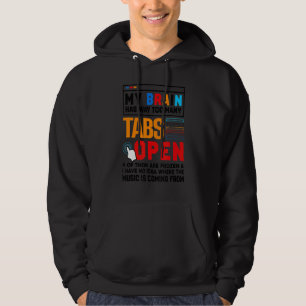 Veste À Capuche Mon Cerveau A Beaucoup Trop D'Onglets Logiciel Ouv