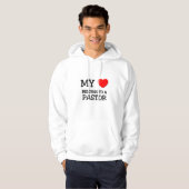 Veste À Capuche Mon coeur appartient à un PASTEUR (Devant entier)