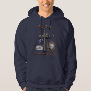 Veste À Capuche Mon Dieu est un Dieu impressionnant Verset bibliqu