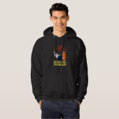 Veste À Capuche Mon Équipe Boire A Un Problème De Bowling Pour Bow (Devant entier)