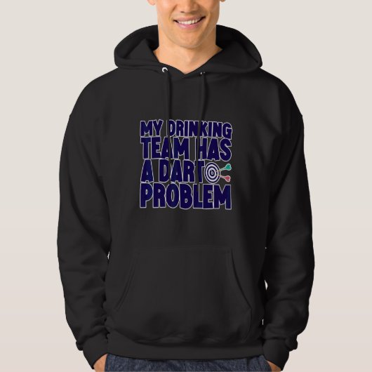 Veste À Capuche Mon Équipe De Boissons A Un Problème De Pot (Devant)