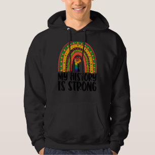 Veste À Capuche Mon histoire Forte Arc-en-ciel Femmes Africaine Bl