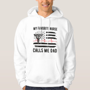 Veste À Capuche Mon Infirmière Favorite M'Appelle Papa Infirmière