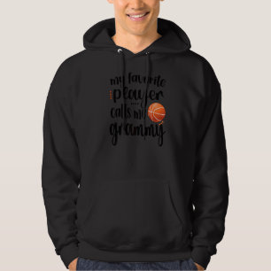 Veste À Capuche Mon Joueur De Basket Favori M'Appelle Grammy Gran