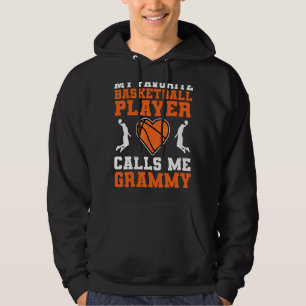 Veste À Capuche Mon Joueur De Basket Favori M'Appelle Grammy Moth