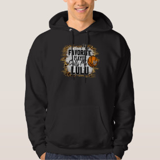 Veste À Capuche Mon Joueur favori m'appelle Lulu Basketball Mère