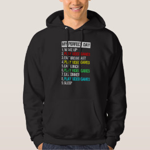 Veste À Capuche Mon Jour Parfait Jeux Vidéo Jeu Vêtements Cool Jeu