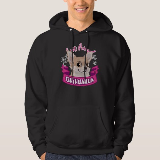 Veste À Capuche Mon Meilleur Ami Est Un Chihuahua (Devant)