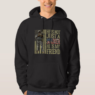 Veste À Capuche Mon Meilleur Ami Est Un Soldat Fière Ami De L'Armé