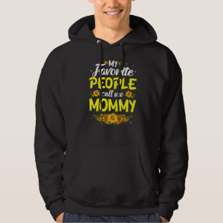 Veste À Capuche Mon peuple favori m'appelle maman mignonne fête de