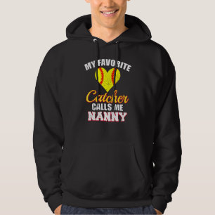 Veste À Capuche Mon receveur préféré m'appelle Nanny Catcher Softb