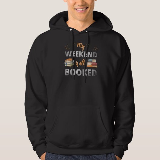 Veste À Capuche Mon Week-End Est Réservé (Devant)