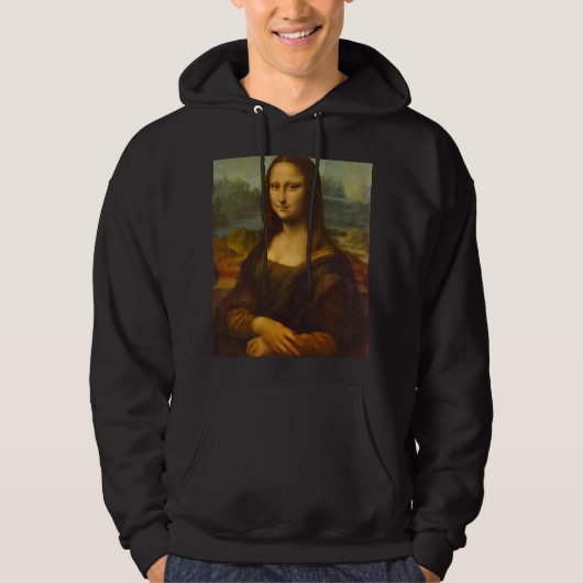 Veste À Capuche Mona Lisa, La Joconde, 1503 par Leonardo da Vinci (Devant)
