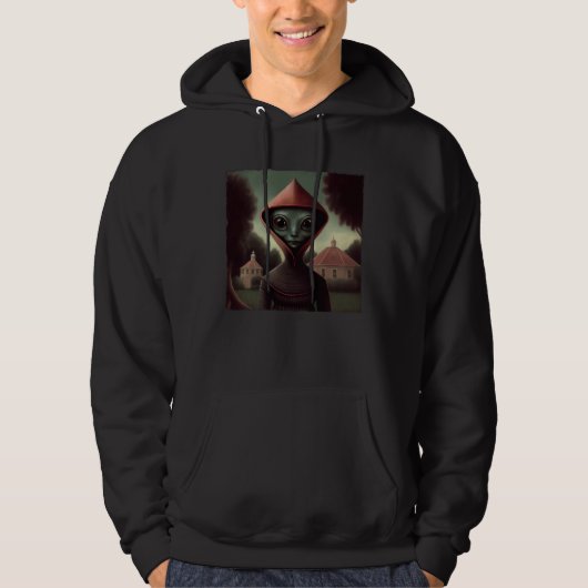 Veste À Capuche Monstre de Flatwoods Braxie 1952 Alien Cryptide Ef (Devant)