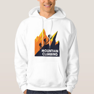 Veste À Capuche Montagne Escalade Aventure Silhouette