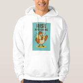 Veste À Capuche Monter et briller Joyeux poulet (Devant)