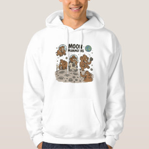 Veste À Capuche MOON MAMMOTHS drôle