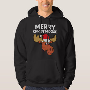 Veste À Capuche Moose Christmas Casquette Moose Joyeux Noël Joyeux