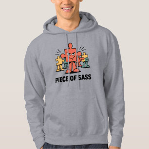 Veste À Capuche Morceau de Culot – Personnage de Puzzle avec de l'