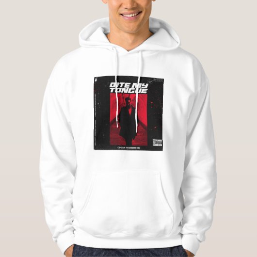 Veste À Capuche mordre ma langue (Devant)