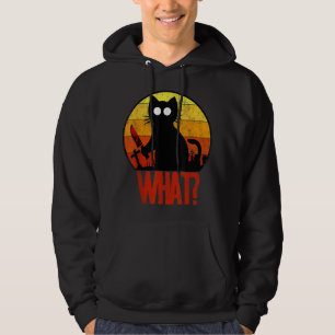 Veste À Capuche Mortel Black Psycho Cute Chat What Knife Christe