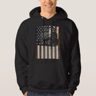 Veste À Capuche Moteur de locomotive de train Modèle du drapeau am