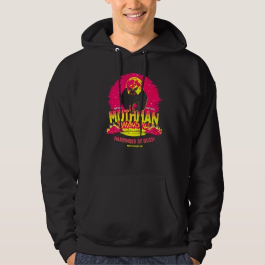 Veste À Capuche Mothman Harbinger De Doom Mignonne Cryptid Créatur (Devant)