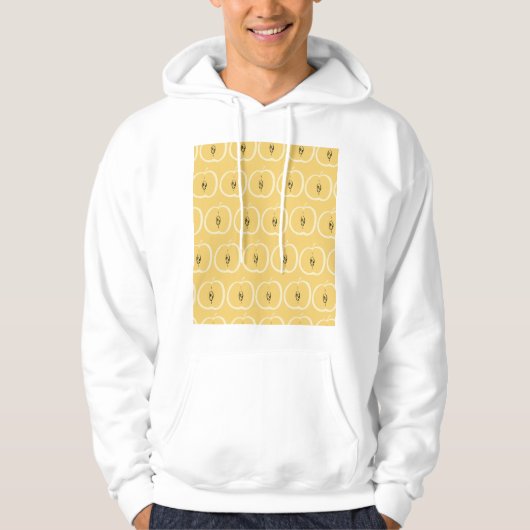 Veste À Capuche Motif Apple vintage : Fond d'écran. (Devant)