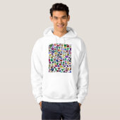 Veste À Capuche Motif coloré Gemstone & Diamond (Devant entier)