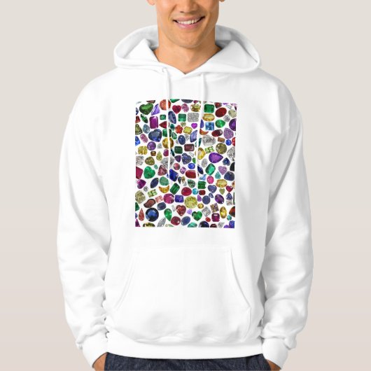 Veste À Capuche Motif coloré Gemstone & Diamond (Devant)