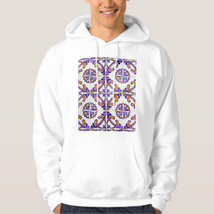Veste À Capuche Motif de carreaux de près, Portugal