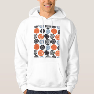 Veste À Capuche Motif de cercle géométrique créatif et coloré.