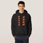 Veste À Capuche Motif de poisson 205 (Devant entier)