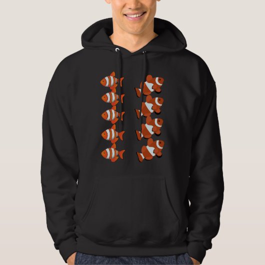 Veste À Capuche Motif de poisson 205 (Devant)