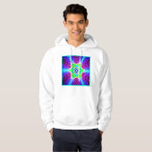 Veste À Capuche Motif Vivant Coloré (Devant entier)