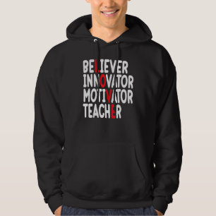 Veste À Capuche Motivateur de croyant Innovateur Éducateur Amour E