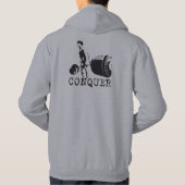 Veste À Capuche Motivation de l'entraînement - Conquérir (Dos)