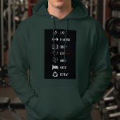 Veste À Capuche Motivation Routine Hoodie