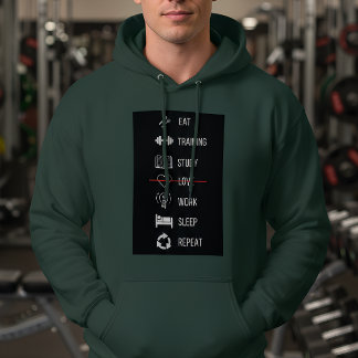 Veste À Capuche Motivation Routine Hoodie