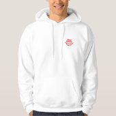 Veste À Capuche Motivation Typographie Sans Excuses Design (Devant)