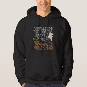 Veste À Capuche Motivé Par Mon Husky Et Mon Café