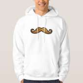 Veste À Capuche Moustache d'or, Moustache de Curl, Moustache, Stac (Devant)