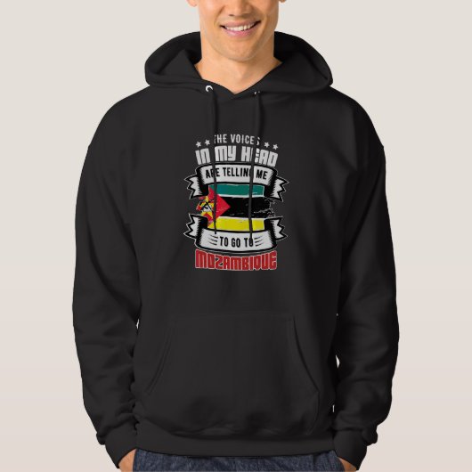 Veste À Capuche Mozambique Dans Ma Tête (Devant)