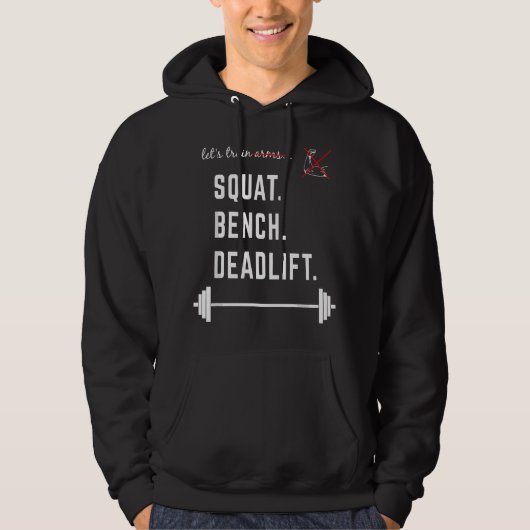 Veste À Capuche Musculation drôle pas de biceps musculation dynamo (Devant)