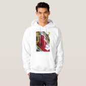 Veste À Capuche Muse Rouge (Devant entier)