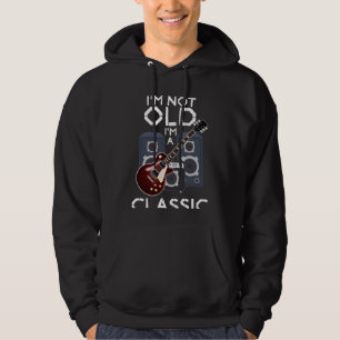 Veste À Capuche Musicien guitariste classique d'antan