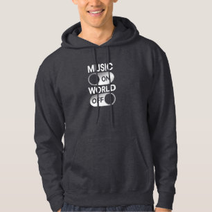 Veste À Capuche Musique allumée, World Off - Funky Chill Mode Desi